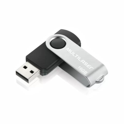 PENDRIVE TWIST PRETO 16GB