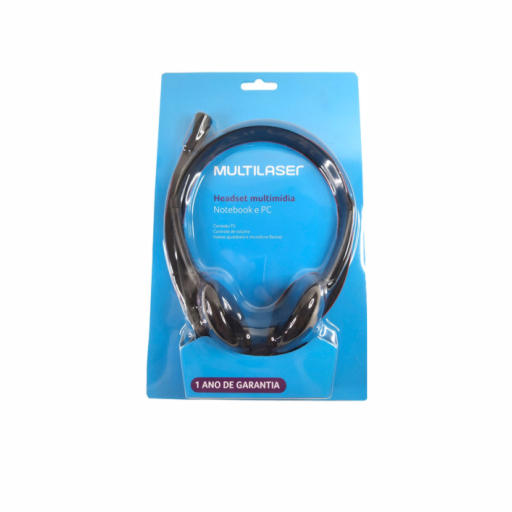 FONE COM MICROFONE BÁSICO PRETO P2