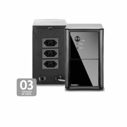 NOBREAK POWERTEK 720 VA 220V/220V