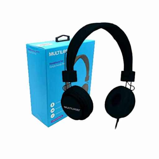 FONE DE OUVIDO HEADPHONE FUN PRETO