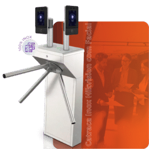 Catraca Inox Hikvision DS-K3G200LX-R/PG-DM55